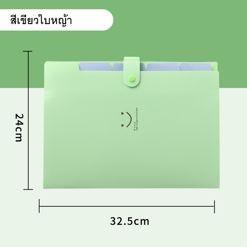 Accordion Document Folder (5 Pockets), A4 Size