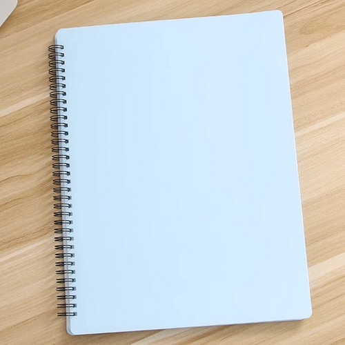 Morandi-color spiral-bound folder, music manuscript notebook, 20 pages, write directly without removing the pages.